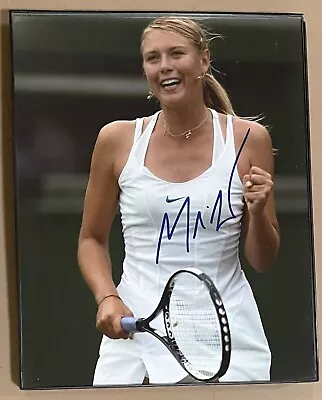 Maria Sharapova Autographed Photo COA Tennis 8.5 X 11 • $99.99