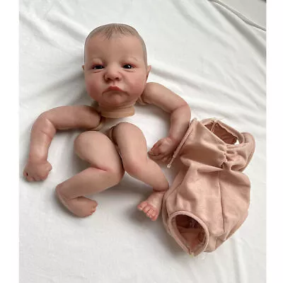 19  Reborn Baby Doll Kit Painted DIY Mold (Head+Limbs+Cloth Body+Eyes) • £25.69