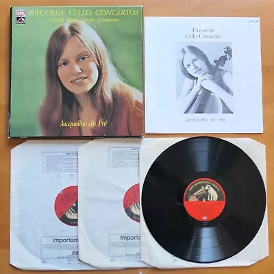 £30 • Buy SLS 895 Jacqueline Du Pre Favourite Cello Concertos 3xLP EMI Box Set