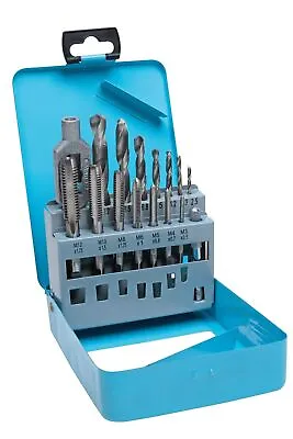 Blue Spot Tools 20512 15PCE Drill And Tap Set (M3-M12) (2.5-10.2mm) • £13.47