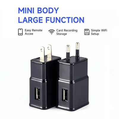 1080P Wifi Mini Camera USB Charger Home Surveillance Wireless Sensor Camcorder • $25.99