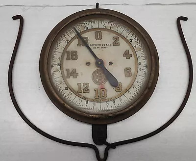 Vintage Hanging Scale John Chatillon & Sons New York 20# 20LB Works No Basket 33 • $129