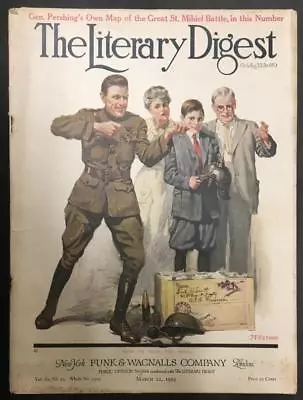 The Literary Digest Mar 22 1919 JF Kernan Cover Art • $40