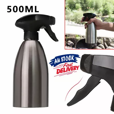 BBQ Dispenser Stainless Steel Sprayer Kitchen Olive Oil Cooking Spray Bottle • $16.85