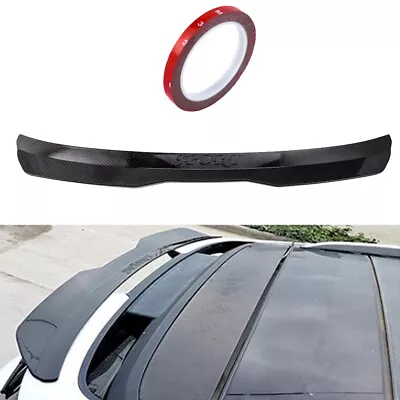 For Hatchback Universal Rear Roof Lip Spoiler Wing Carbon Fiber Look ABS Plastic • $39.99