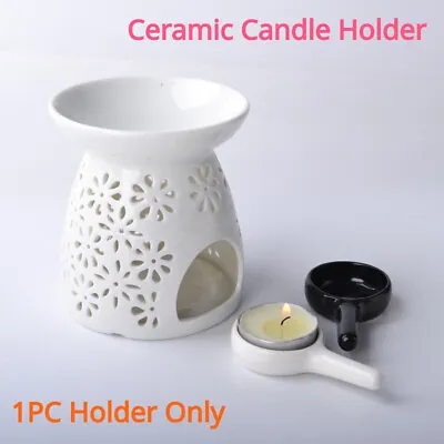 Ceramic Candle Holder Wax Melt Oil Burner Diffuser Fragrance Tray Aromatherapy • £3.90