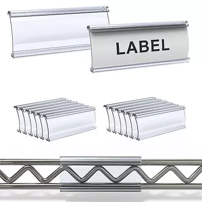 30Pcs Wire Shelf Label Holders Wire Rack Label Holder Compatible With Metro A... • $17.48