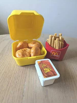 Vintage Fisher Price (1988) McDonald's Play Food - Chicken Nuggets Playset W Fry • $23.50