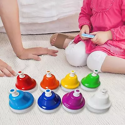 Desk Bells For Kids Diatonic Musical Learning Toys Hand Bells Birthday Gift • $29.52