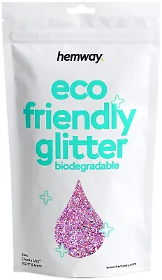 Hemway Eco Bio Friendly Glitter Biodegradable Cosmetic Safe & Craft CHUNKY 1/40  • £12.95