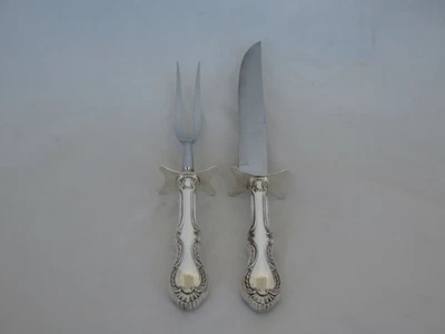 $148.98 • Buy International Sterling Silver Southern Colonial 2 Piece Roast Carving Set UU-1