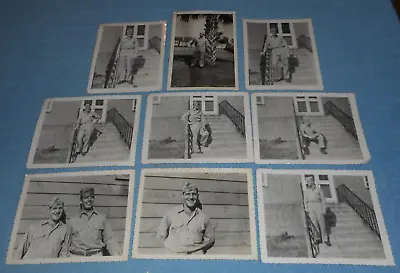 9 WWII Photos USMC US Marine Corps Officers Recruits? Parris Island SC May 1941 • $63.11