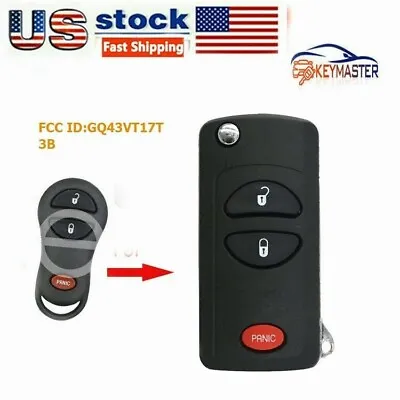 Upgraded Remote Key Fob For Chrysler Town & Country Dodge Durango GQ43VT17T 3B • $17.82