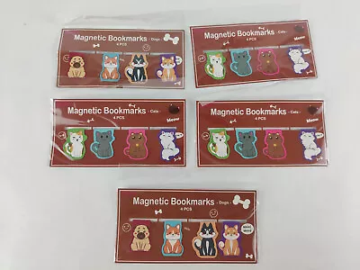 Lot Of 20 Daiso Cat Magnetic Bookmarks Planner Page Marker • $8.99