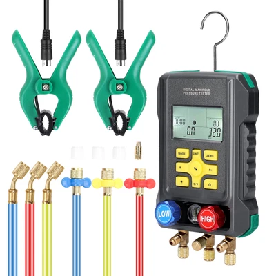 $130.57 • Buy Pressure Gauge Refrigeration Digital  Pressure Manifold Tester Meter N2G5