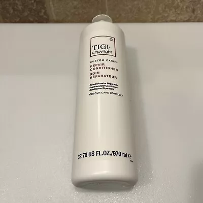 Tigi By Tigi COPYRIGHT CUSTOM CARE Repair Conditioner 32.79 Fl Oz 970 Ml New • $39.95