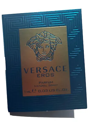 VERSACE EROS PARFUM 0.03 Oz 1 Ml Spray Mini/Travel Sample Vial  NEW ARRIVAL • $5.99