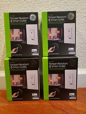 4 New GE In-Wall Z-Wave Tamper-Resistant Smart Outlet ZW1002 • $99