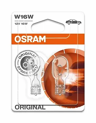 2 X Osram 921 W16W Brake Indicator Reverse Tail Fog Light Bulb 955 12v 16w • £4.99