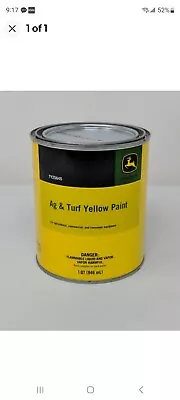 John Deere Yellow Ag & Turf Implement Quart Oil Based Paint Safety #ty25648 • $30