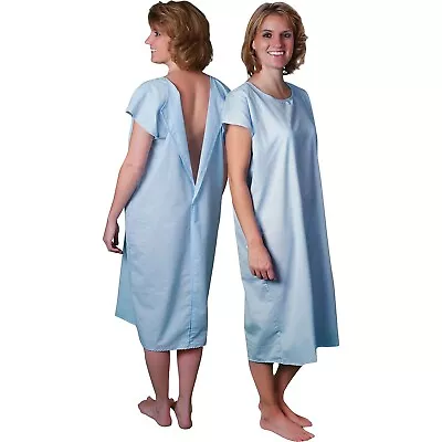Core Products Cloth Patient Gowns; Large Blue PRO953LRG • $35.43