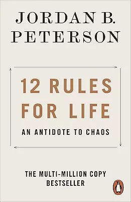 New 12 Rules For Life: An Antidote To Chaos Jordan Peterson PAPERBACK FREE SHIPP • $19.65