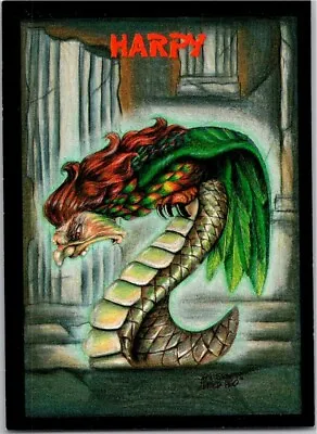 1991 Monster In My Pocket Harpy Trading Card Free Shipping! • $1.69