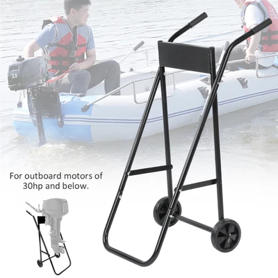 $329.16 • Buy Folding Steel Pipe Outboard Boat Motor Engine Cart Marine Stand Propeller
