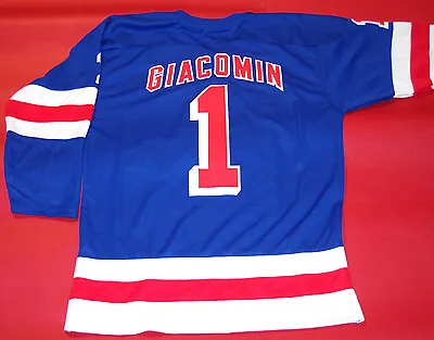 Ed Giacomin Custom New York Rangers Jersey Read Note • $115.44