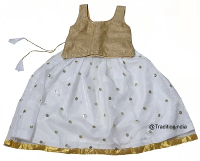 $47.23 • Buy Ready To Wear Festival Girls Dress, Kids Lehenga Choli, Readymade Lehenga Choli