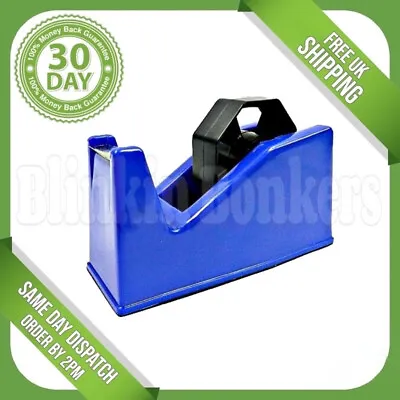 Heavy Duty Tape Dispenser Desktop Desk Office Weight Sellotape Cellotape Holder • £5.68