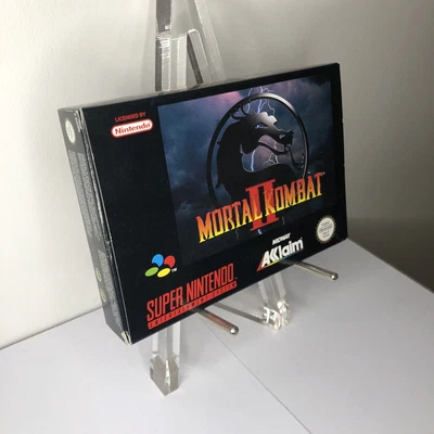 £26 • Buy Mortal Kombat 2 SNES Super Nintendo PAL/UK Complete In Box CIB MINT Condition
