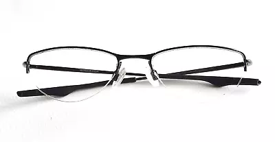 Oakley Wingback Eyeglasses OX5089-0151 Black Half Rim Frames 51-18-136 • $52.50