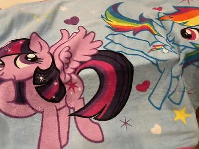 My Little Pony Throw Blanket Rainbow Dash & Twilight Sparkle • $17.99