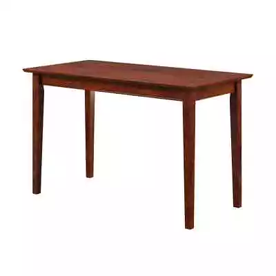 AFI Writing Desk 29.38 X48 X24  Rectangular Walnut W/Wood Material+Open Back • $145.43