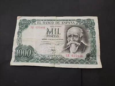 Spain 1000 Pesetas 1971 • £6.99