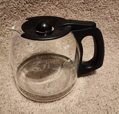 Mr Coffee Glass PLD12-1 Replacement 12 Cup Carafe Black Coffee Maker Pot Only  • $16.99