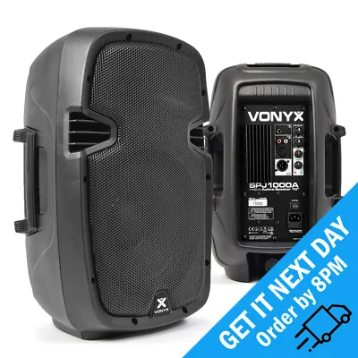 Vonyx SPJ-1000AD 10  Active PA DJ Disco Speaker Powered Audio Sound System 200W • £165