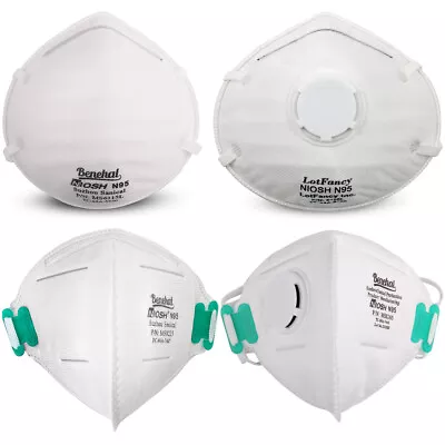 NIOSH Approved N95 Mask Particulate Respirators Face Masks Disposable Lot MASK • $14.99