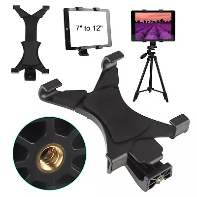 Tripod Mount Holder Bracket 1/4  Thread Adapter For 7 -12  Tablet IPad Universal • $12.48