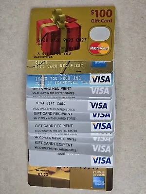 Lot Of 13 EMPTY Visa Mastercard AmEx Collectible Cards NO VALUE • $9.95