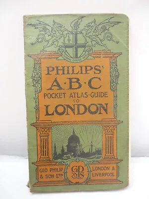 Philips' A.B.C. Pocket Atlas-Guide To London With New Postal Areas - Maps Pb • £18.50