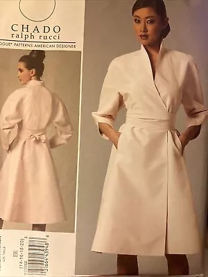 Vogue V1239 American Designer Chado Ralph Rucci Pattern Size 14-20 Uncut • $14