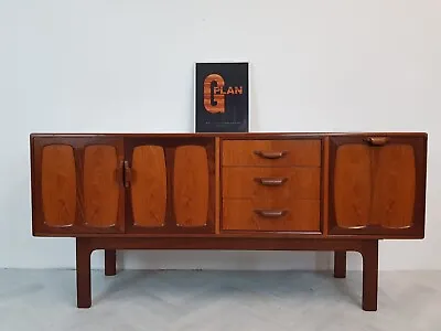 G Plan Brasilia Vintage Mid Century Afromosia Teak Danish Design Sideboard • £1295