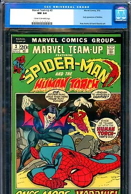 Marvel Team-Up #3 CGC GRADED 9.4 - Torch Team-up - 3rd EVER Morbius- 3rd Highest • $299.50