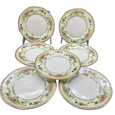 Jean Pouyat J. P. L. Limoges Wanamakers Porcelain Dessert Plates - Set Of 7 • $29.95