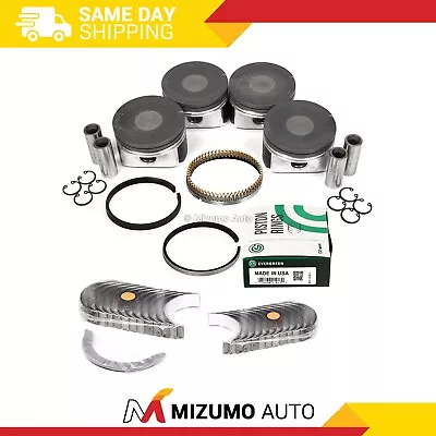 Pistons 19mm Wrist Pin Main Rod Bearings Fit 00-06 Audi Volkswagen Turbo 1.8 20V • $164.95