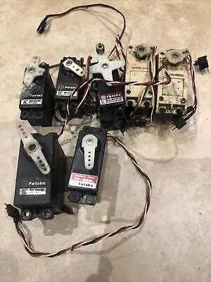 7 Vintage Futaba FPS121 FPS23L FP-S27 FPS26L Servos Radio Control Parts Lot • $32