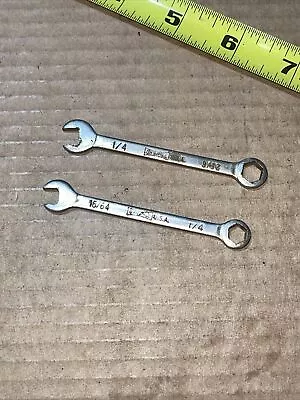 2 Vintage Oxwall USA SAE Ignition Miniature Wrenches Midget 6 Point 15/64 - 9/32 • $11.43