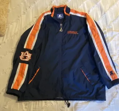 Auburn Tigers NCAA Starter Vtg Sports Jacket Windbreaker Jacket  XXL • $20